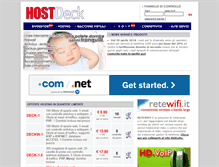 Tablet Screenshot of hostdeck.com